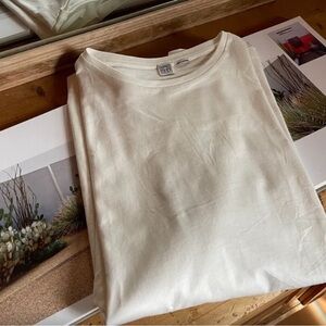 Toteme Cream Long Sleeve Shirt